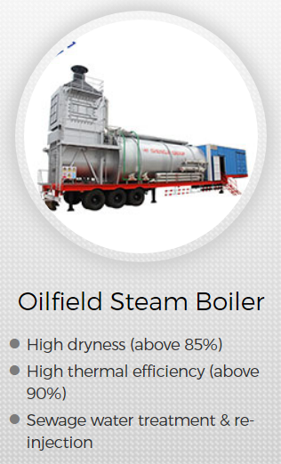 Oilfield steam boiler